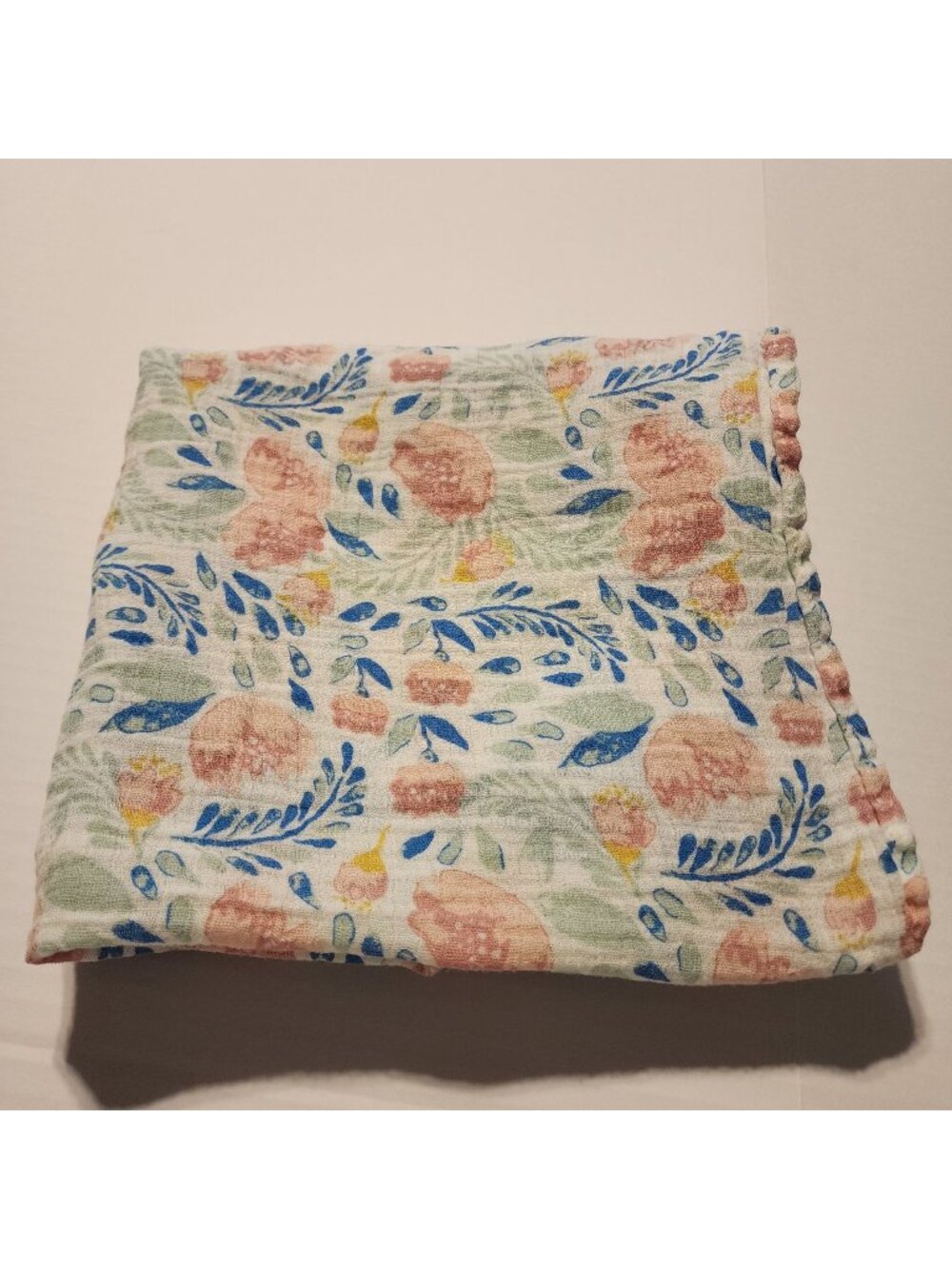 Bebe Au Lait floral nursing cover cotton muslin baby blanket